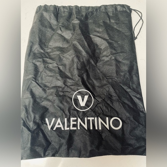 Valentino By Mario Valentino Black and Gold Mules with Distinctive Hardware - Picture 7 of 8